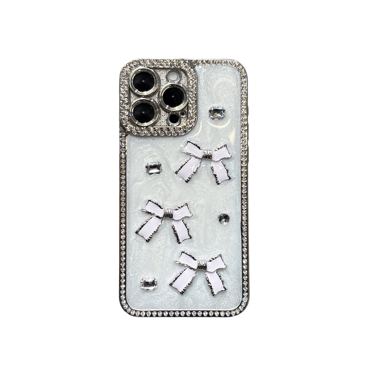 Luxury Crystal Butterfly iPhone Case – Sparkling Diamond-Embellished Design with Elegant Butterfly Motif, Shiny Gloss Finish for iPhone 16/15/14/13, Perfect Gift for Her