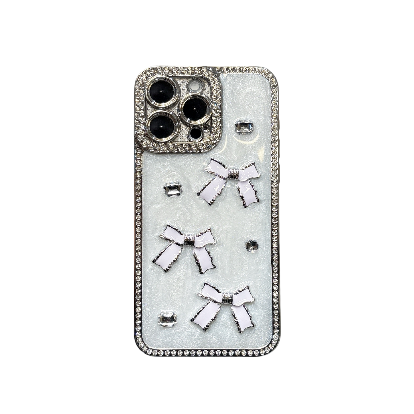 Luxury Crystal Butterfly iPhone Case – Sparkling Diamond-Embellished Design with Elegant Butterfly Motif, Shiny Gloss Finish for iPhone 16/15/14/13, Perfect Gift for Her
