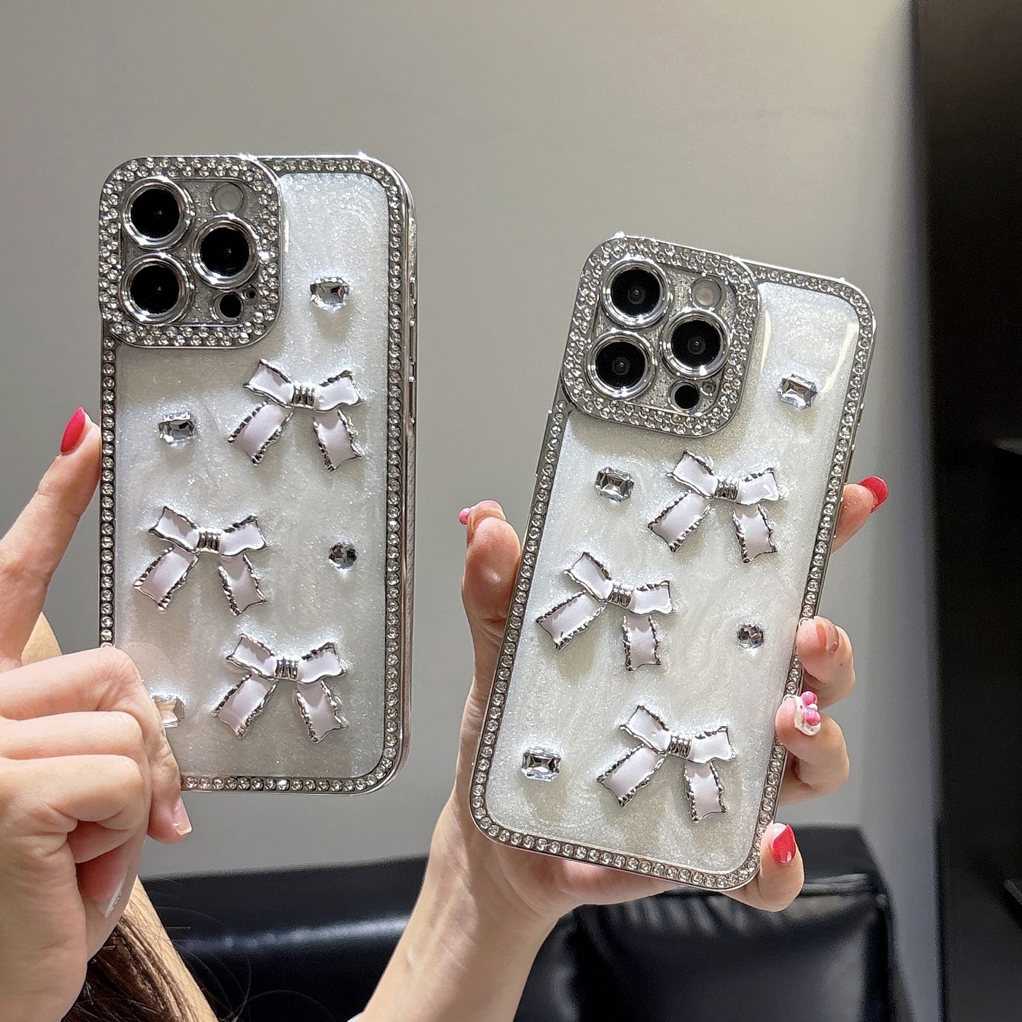 Luxury Crystal Butterfly iPhone Case – Sparkling Diamond-Embellished Design with Elegant Butterfly Motif, Shiny Gloss Finish for iPhone 16/15/14/13, Perfect Gift for Her